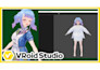 convert 2d vtuber model into 3d vtuber vroid, vrm, vrchat or live2d to 3d model